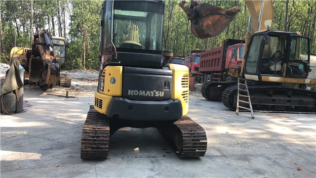 Новое поступление хорошее состояние подержанный гусеничный экскаватор Komatsu оригинальный японский мини-экскаватор PC55