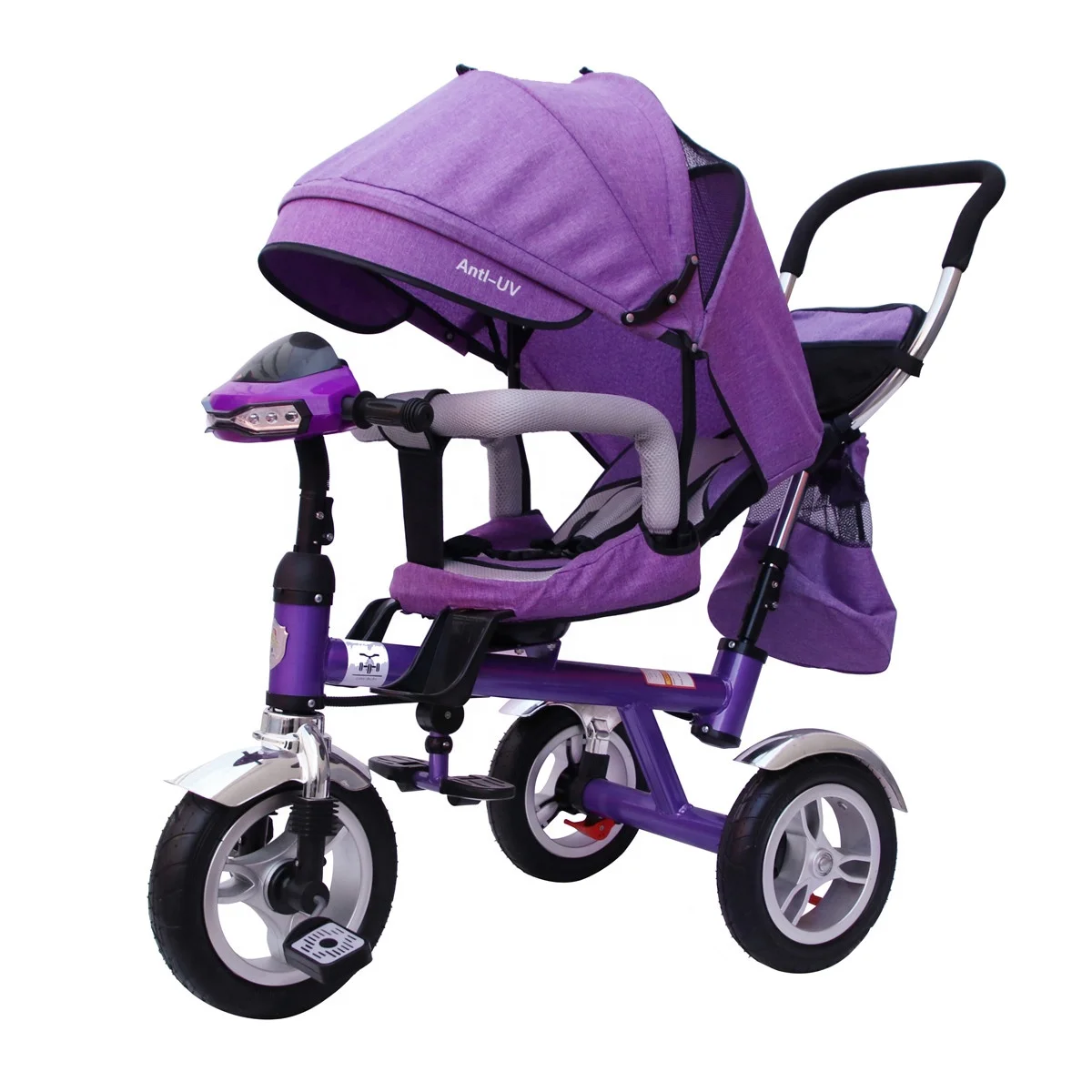 2022 Baby Tricycle Hot Sale Big Baby Tricycle With Push Handle Wholesale Comfortable Tricycle Toddler