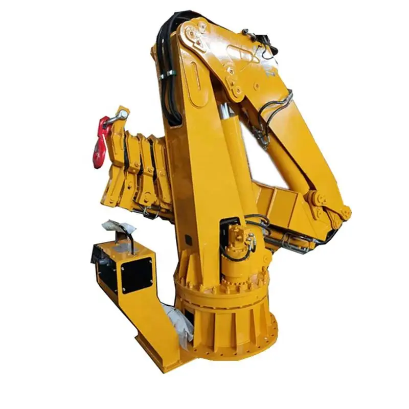 Factory direct professional design folding arm deck crane professional ship crane telescopic offshore crane