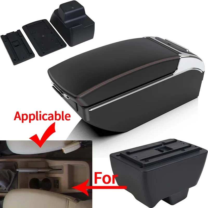 For Mahindra Bolero Armrest Box Bolero Universal Car Central Armrest Storage Box cup holder ashtray modification accessories
