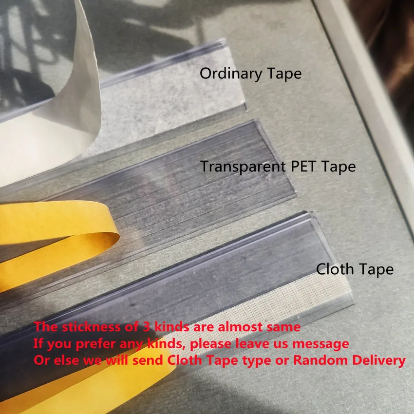 15x8cm Plastic Shelf Rack Data Strips Price Tag Rail Talker PVC Clip Holder Sign Label Display with Adhesive Tape