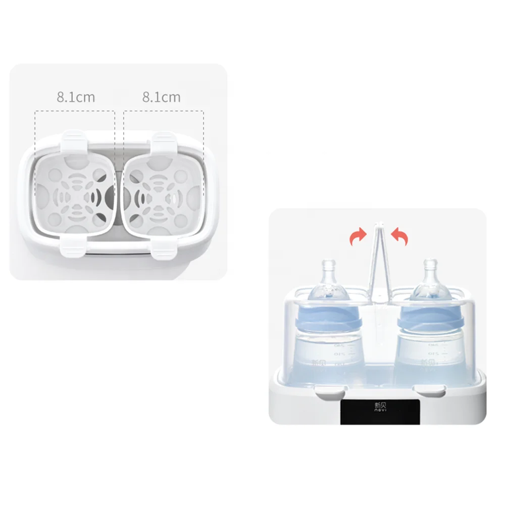 Factory Wholesale Customization Service Portable Digital Breast Milk Heater Bilateral Baby Bottle Warmer