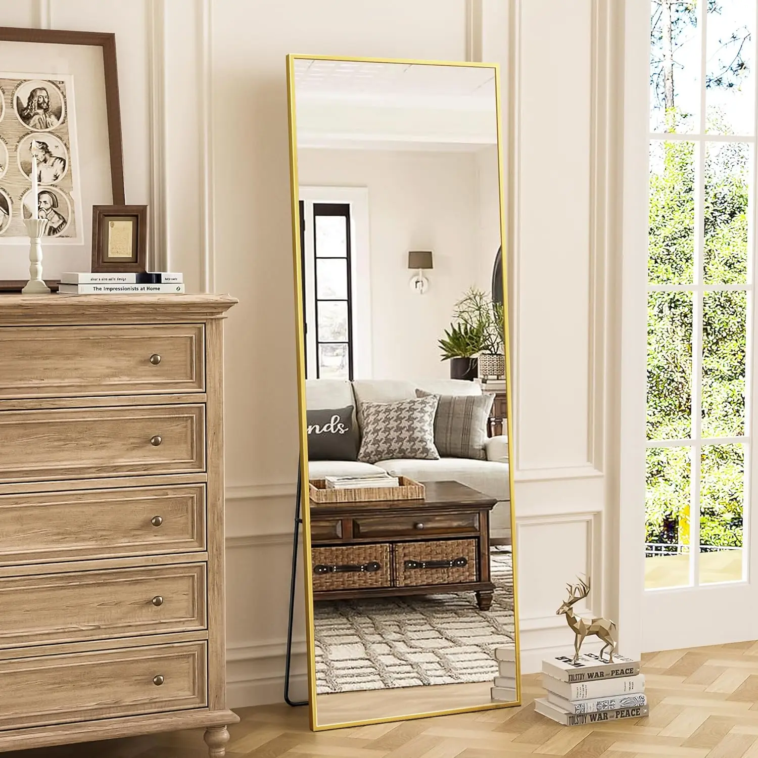 Household Factory direct sale inspection mirror Features Personalized Type Cosmetic Mirror Finishing Silver infinity mirror wall