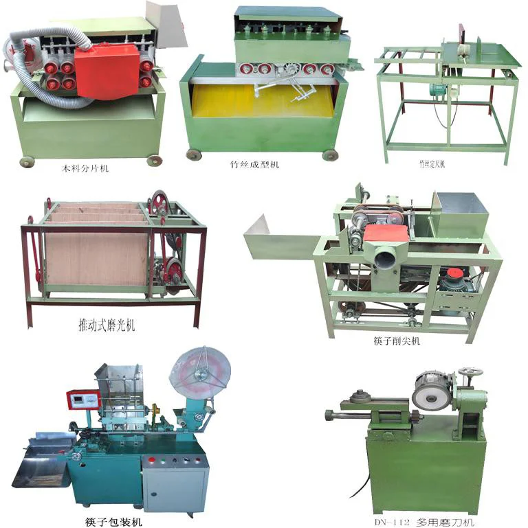 Factory supply scale automatic wood chopstick making machine for sale