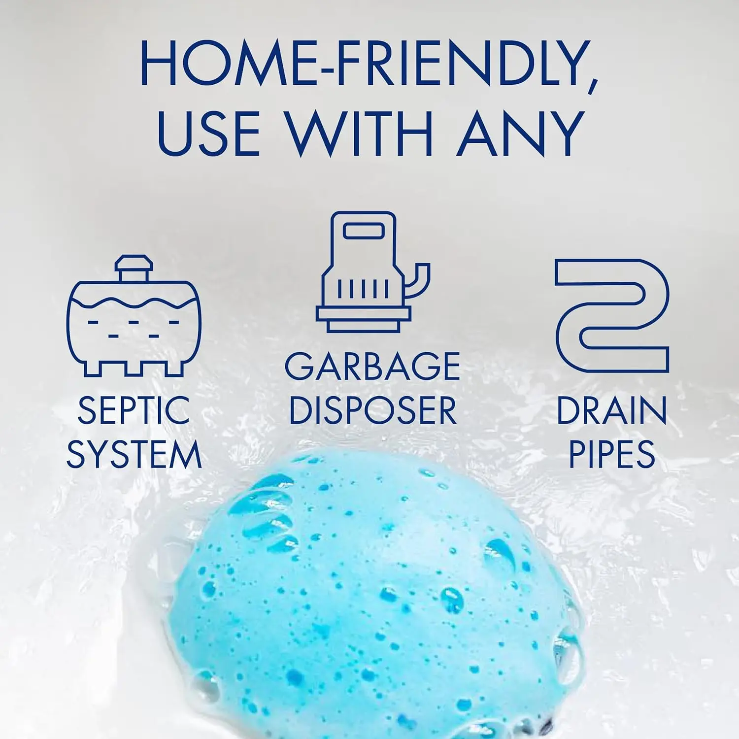 Household cleaner garbage disposal cleaning tablets remove bad odor