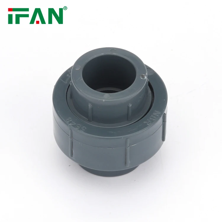 IFAN Factory Plumbing Fittings PVC 40-125MM UPVC Pipe Fitting Union UPVC Fitting