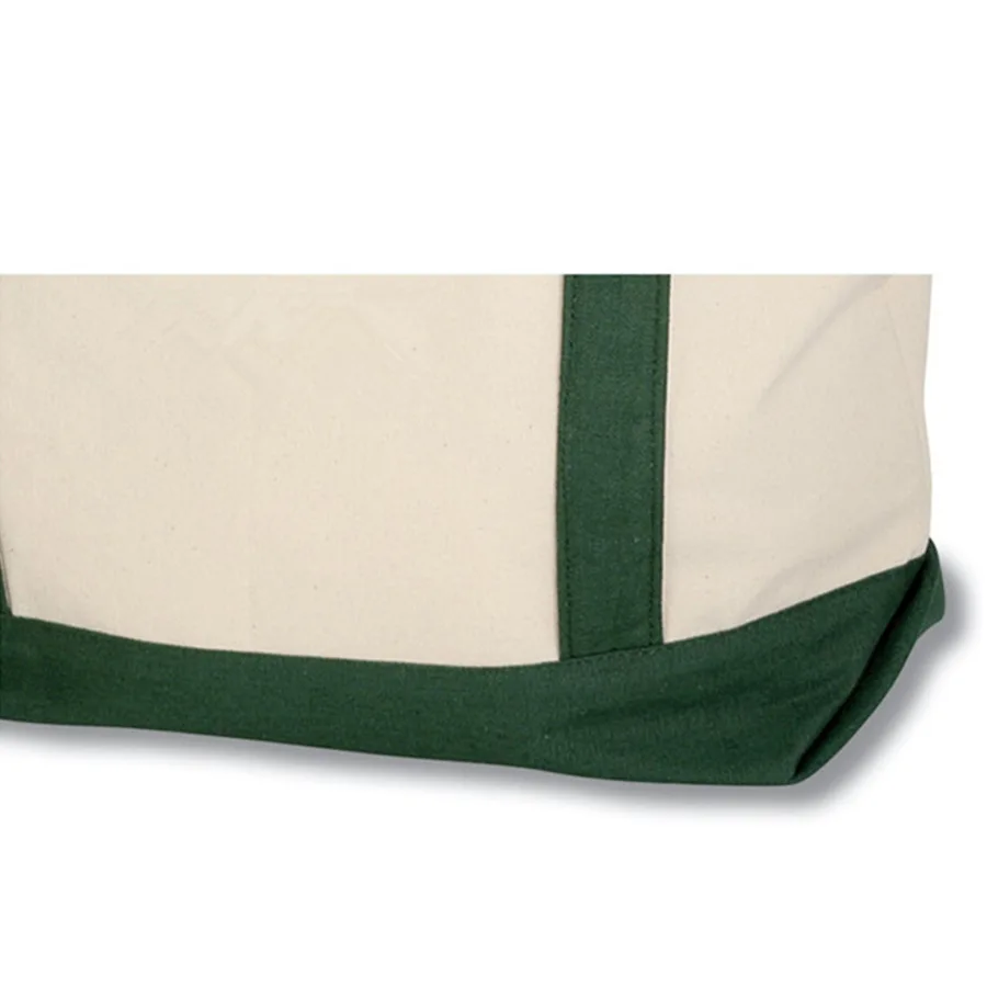 Custom Logo Customization Printed Grocery Bag Eco-friendly Large Capacity Shoulder Handle Canvas Tote Shopping Bags