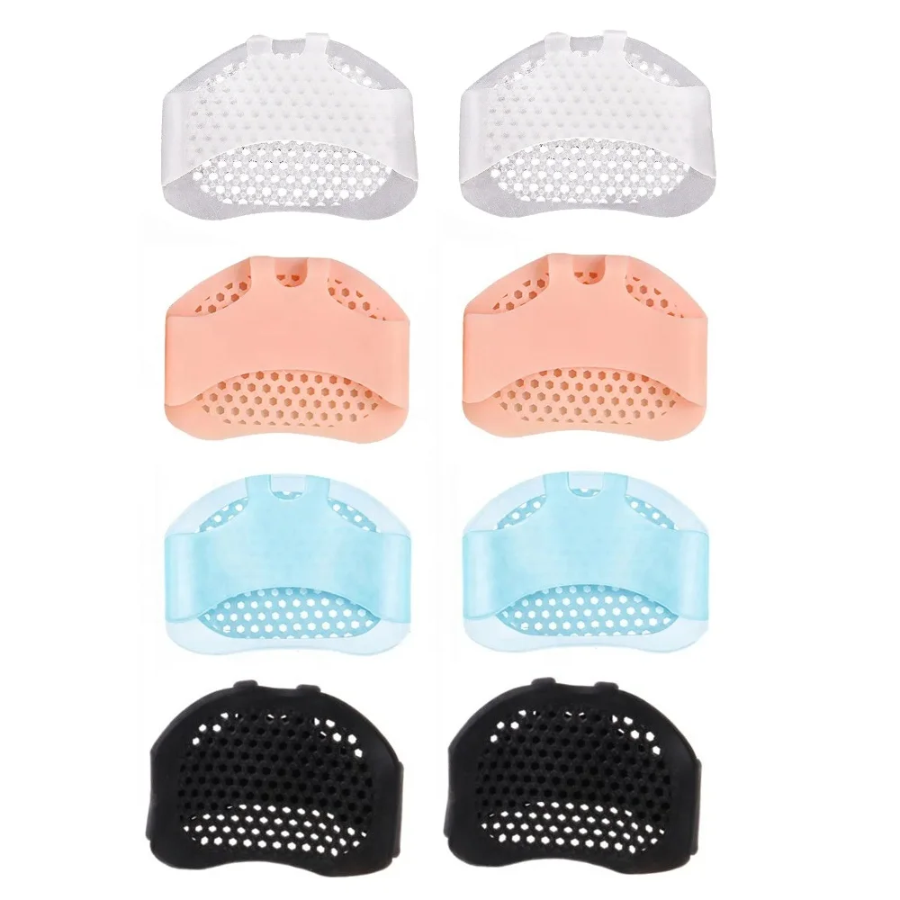 Honeycomb Silicone Gel Toe Ball of Foot Pain Relief Guard Insole Forefoot Cushions Metatarsal Pads HA00600