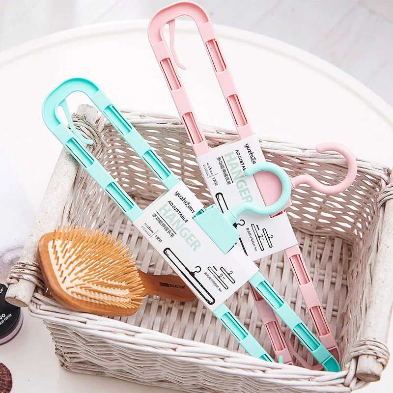 Multifunctional telescopic Hanger Home Clothes Towel Hangers For Coat and Pants Coat Clothes Hanger