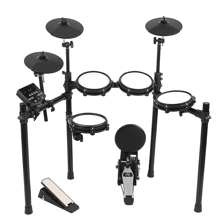 Professional Jazz Drum Kit Drums Pad Percussion Performance Electric Drum Set