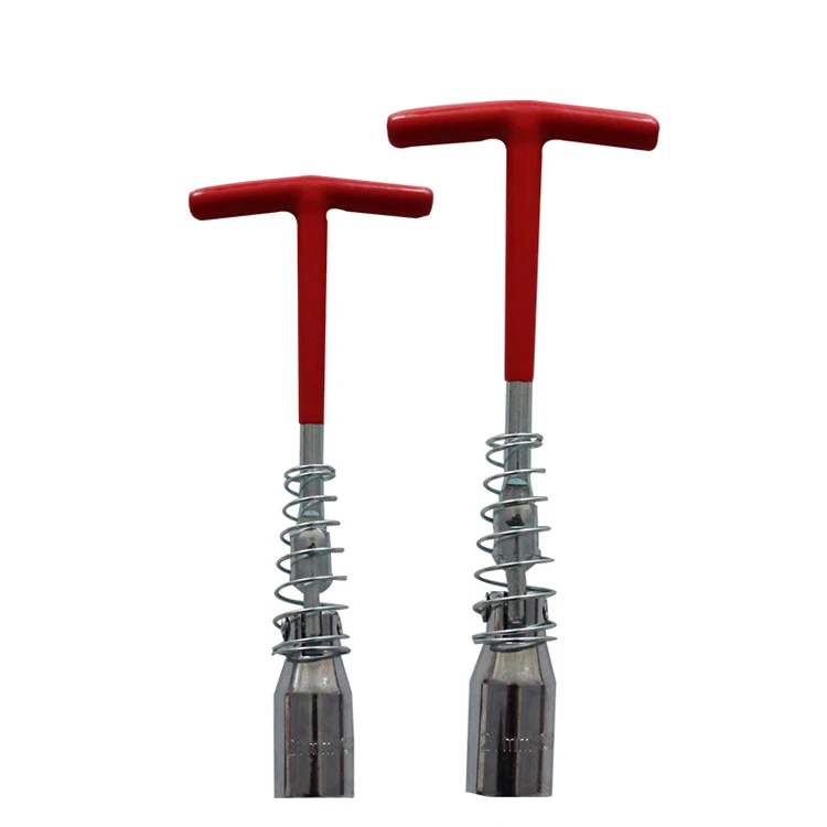 14/16/21mm T-Handle Universal Joint Spark Plug Socket Wrench 360 degrees Remover Installer Hand Tool