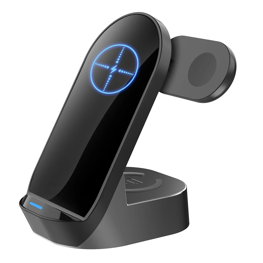 
Qi Wireless Charger Stand For iPhone 12 Mini 11 Pro XS MAX XR X 8 Samsung S20 S10 Fast Charging Dock Station 