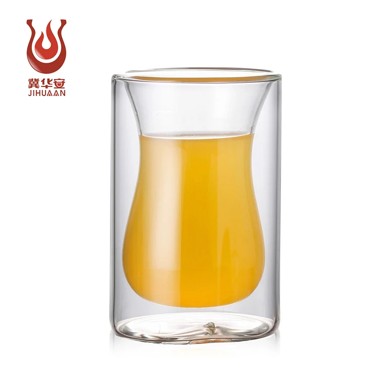 
HOT! popular mug double wall wine glass tumbler with lid for home and bar 