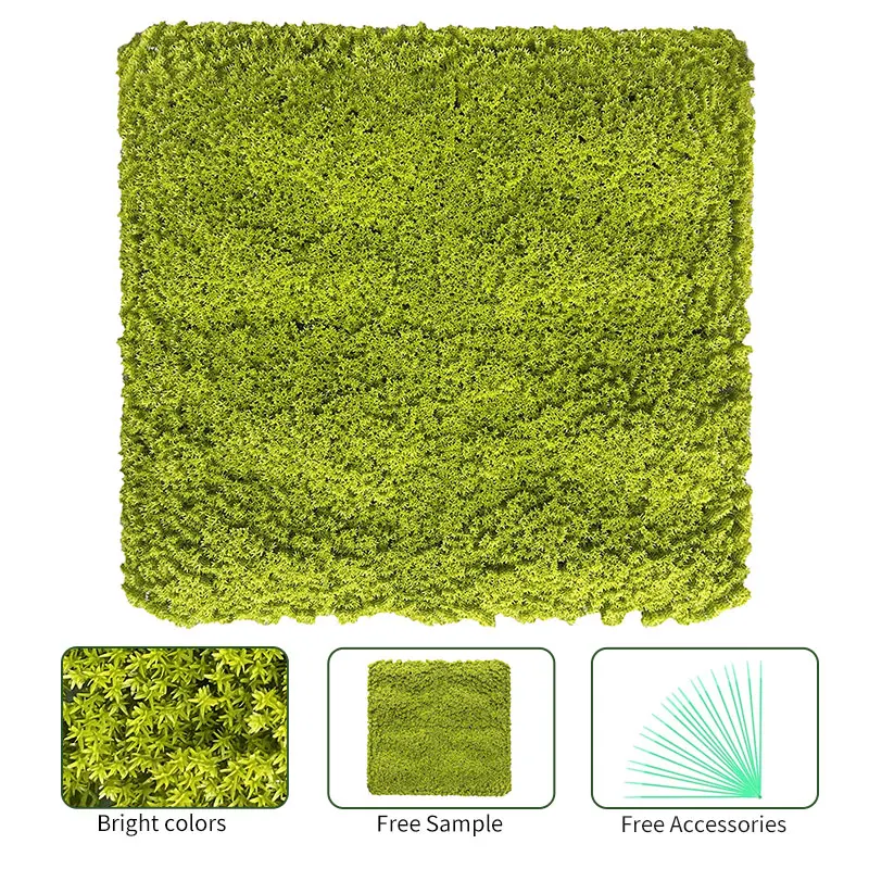 Wholesale Faux Outdoor Fence Greenery Panels Artificial Plants Synthetic Grass Wall for Privacy Garden Decor
