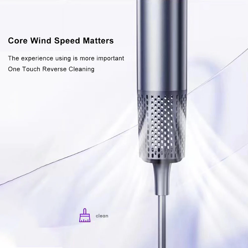 Babyvers Hair Dryer Brush Bldc Negative Ionic Blow Dryer Salon Air Hair Tool Set Magnetic Nozzle 110000 Rpm High Speed Hairdryer