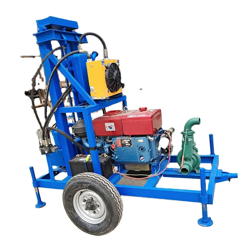 Многофункциональная портативная буровая установка 180 м для бурения скважин