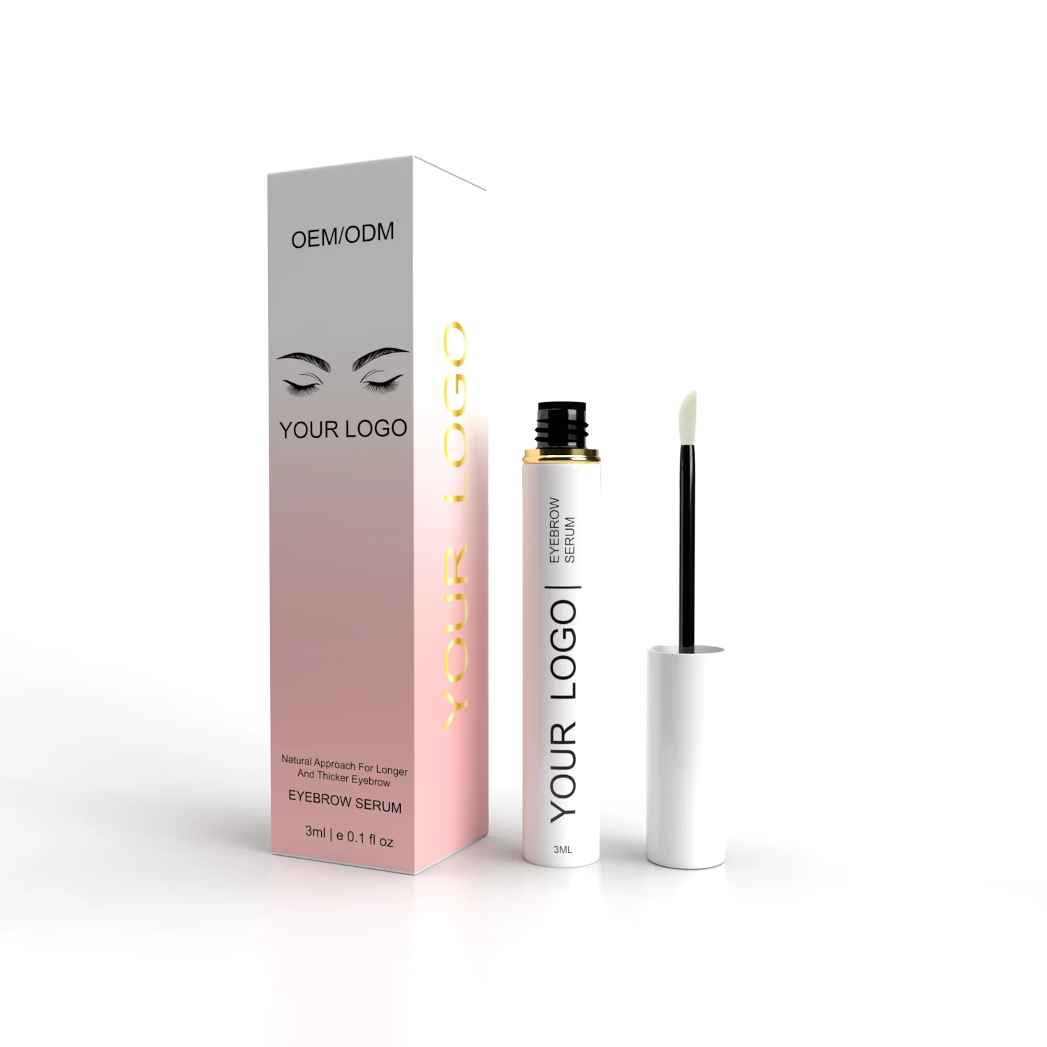 2023 New Approved FEG Enhancer Main Product Natural Keratin Vegan Lash Growing Eyelash Eye Brow Growth Eyebrow Serum