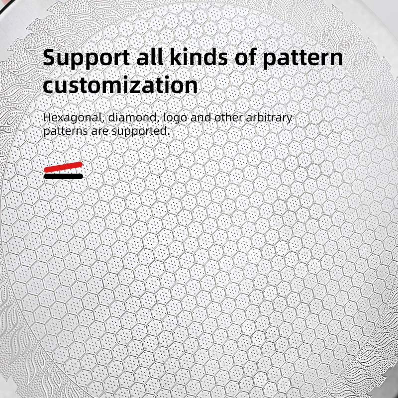 Настраиваемая металлическая круглая режущая композитная пластина из нержавеющей стали 304/316 + алюминий + лист и пластина из нержавеющей стали 430