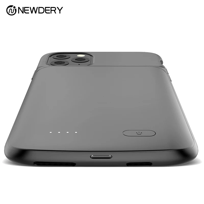 New products arrival 5000mAh full cover soft TPU external power battery case for iPhone 11 pro Max