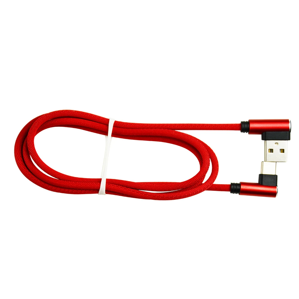 SIPU 2019 новый быстрый зарядный 90 градусов Micro USB Type C Дата-кабель для зарядки