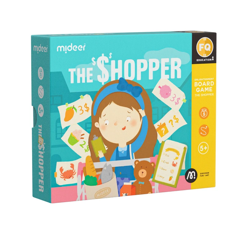 Mideer MD2167 Board Game -The Shopper Intelligent Financial Intelligence Enlightenment educational game for kid