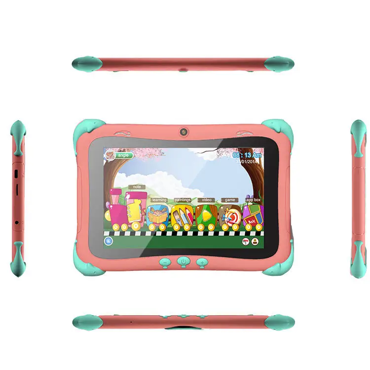 learning educational android pc octa core 2+32gb 5100mah 4g kids tablet with came lcd writing  sim card slot tablets for kids