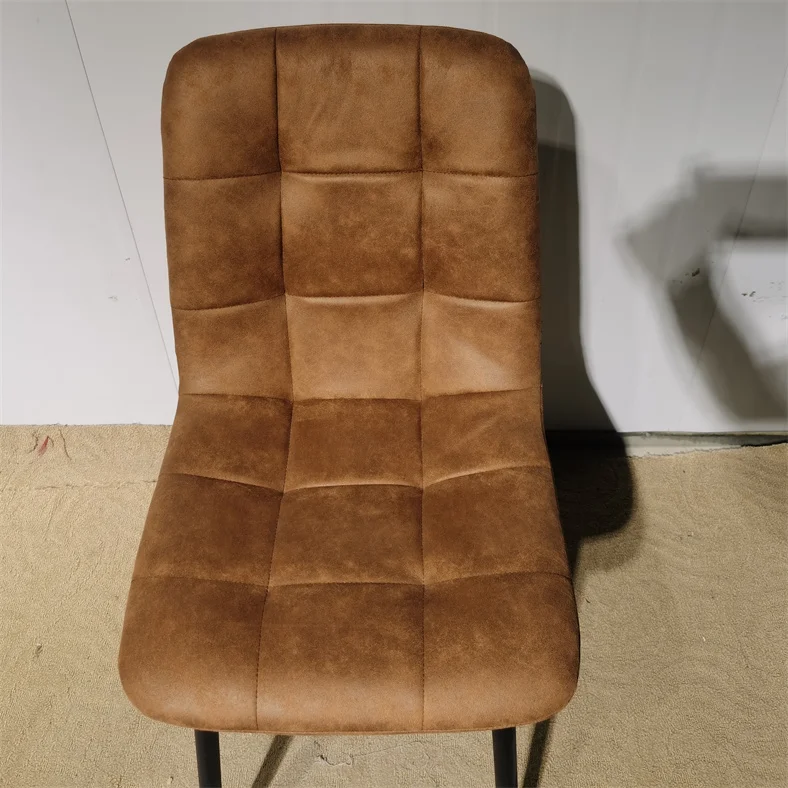 Made in China Cheap Free Sample Kitchen Furniture Chair Modern Fabric Velvet Chairs for Dining Room