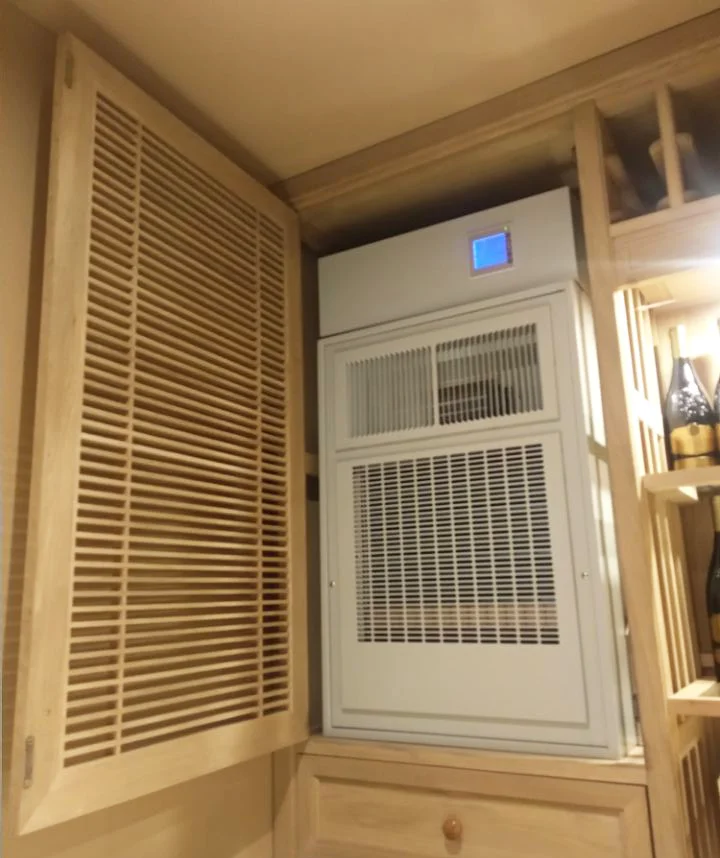 1HP винный погреб кондиционер 8500btu охлаждающий блок с постоянным контролем температуры и влажности