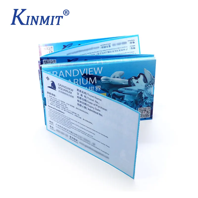High quality thermal printing airline ticket/boarding pass/movie tickets rolls paper ticket parking