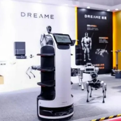 Intelligent Automatic Navigation Food Delivery Robot New Arrival Smart Waiter Robot For Restaurant Hotel Automatic Food