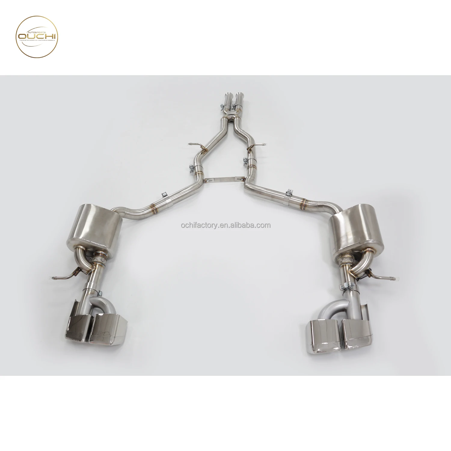 Выхлопной кэтбэк для Mercedes Benz E Class E300/E350/E400 W212 2014 + 3 0 T V6 с глушителями