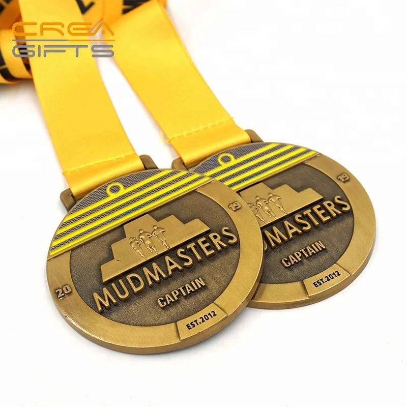 Manufacture Custom 3d Gold Zinc Alloy Sport Award Marathon Running Sport Medal Custom Medal Sports Metal Bike Medal for Sale
