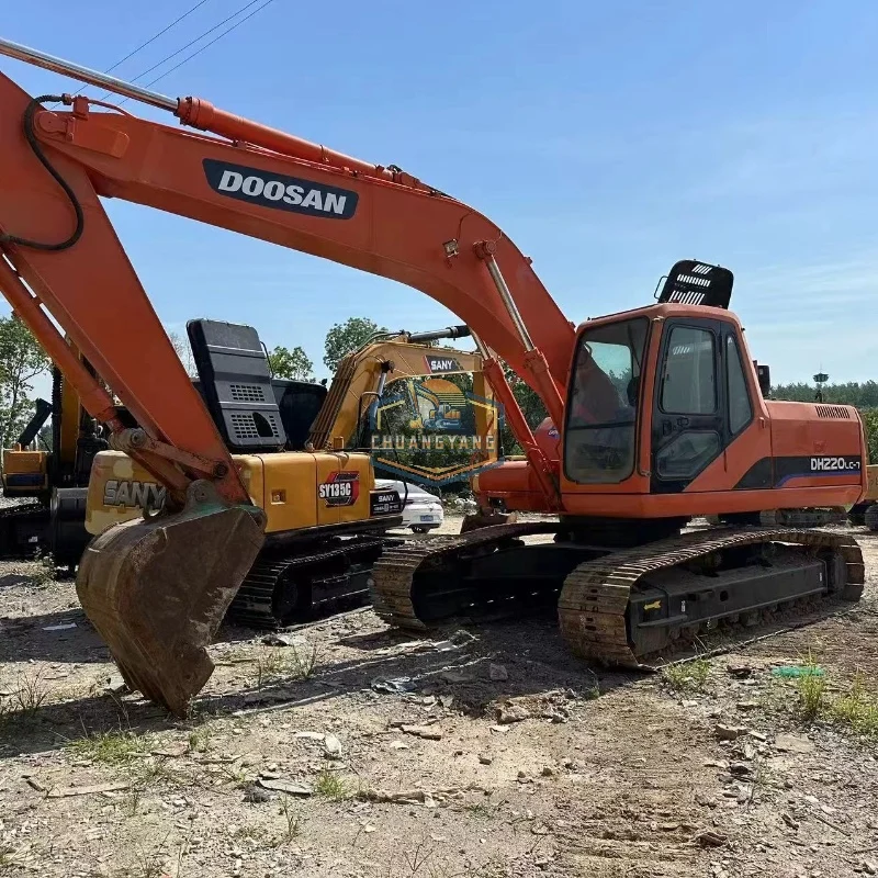 22 Tons Cheap Second Hand Doosan 220-7 Made in Korea Second Hand Doosan 220 Used Excavator for Sale