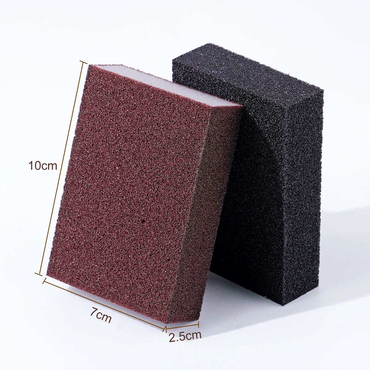 Cleaning sanding sponge for kitchen Household cleaning tools Emery sponge wholesale reusable abrasive sponge