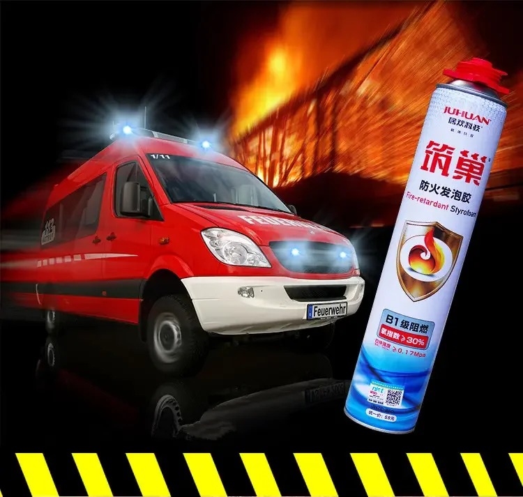 Competitive Price Single Component B2 Fire Proof Pu Foam Insulating Spray Polyurethane Foam