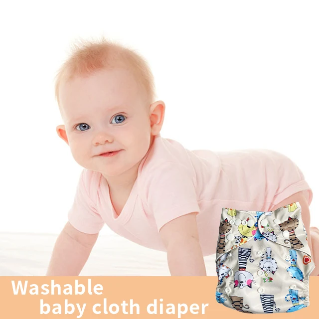 2022 OEM Adjustable organic fitted cloth diapers Nappy Pants Waterproof Reusable Diapers For Baby