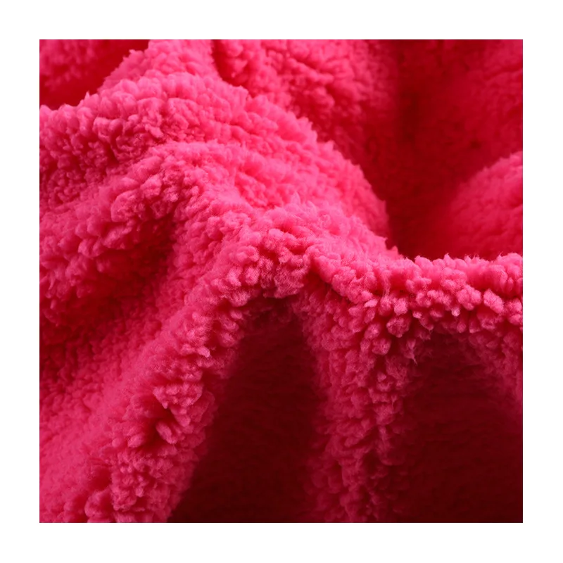 Best Selling Cotton fleece double sherpa fleece fabric autumn and winter warm pajamas pet blanket lining