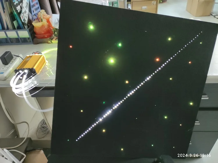 Shooting Star-Ceiling Home Star Ceiling Panel Set Multi Color With Fiber Optic Starlight for cinema theater room