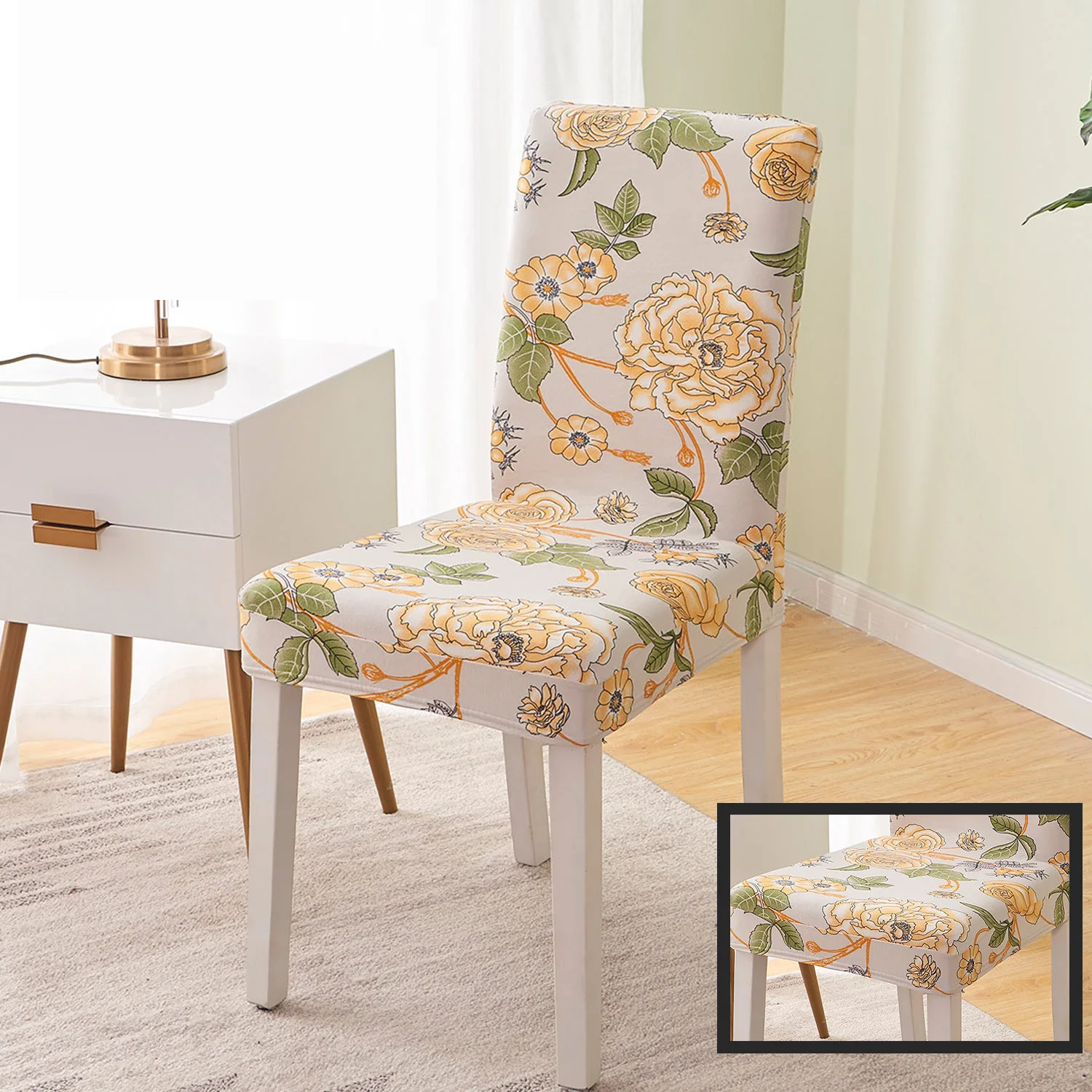 Printing Flexible Stretch Spandex Chair Cover For Restaurant Weddings Cheap Banquet Hotel Elastic Chair Covers