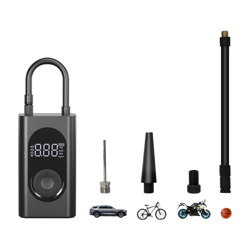 Original Factory Car inflator AP04 model 2*2000Mah 150PSI Type-C charging portable electric air pump for car motorcycle tires