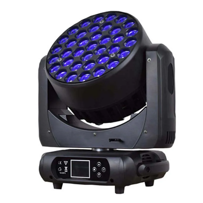 Высокая яркость DMX 37x15 Вт Rgbw 4 в 1 большой пчелиный глаз халат 600 зум моющийся движущийся головной