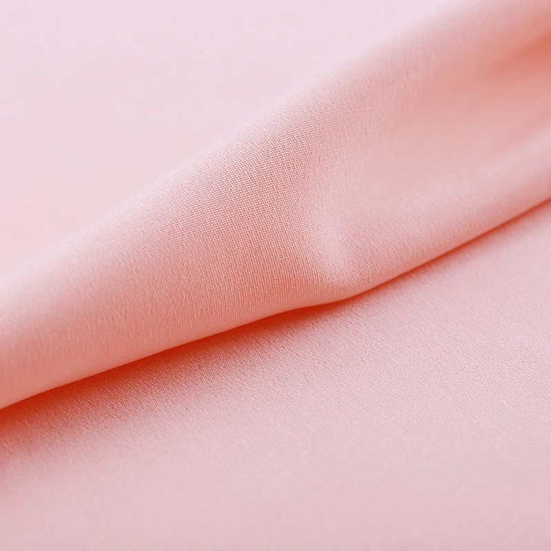 42momme and washed Pink  heavy silk crepe de chine fabric