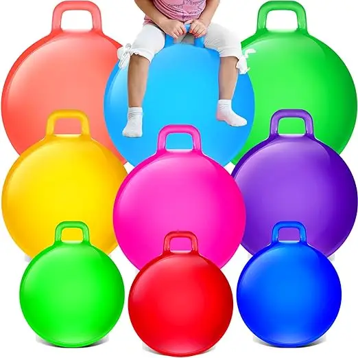 Children 4pcs Hopper Jumping Bouncing for Exercise Toy Color Animal Fitness Children Inflatable Pattern Balls Random