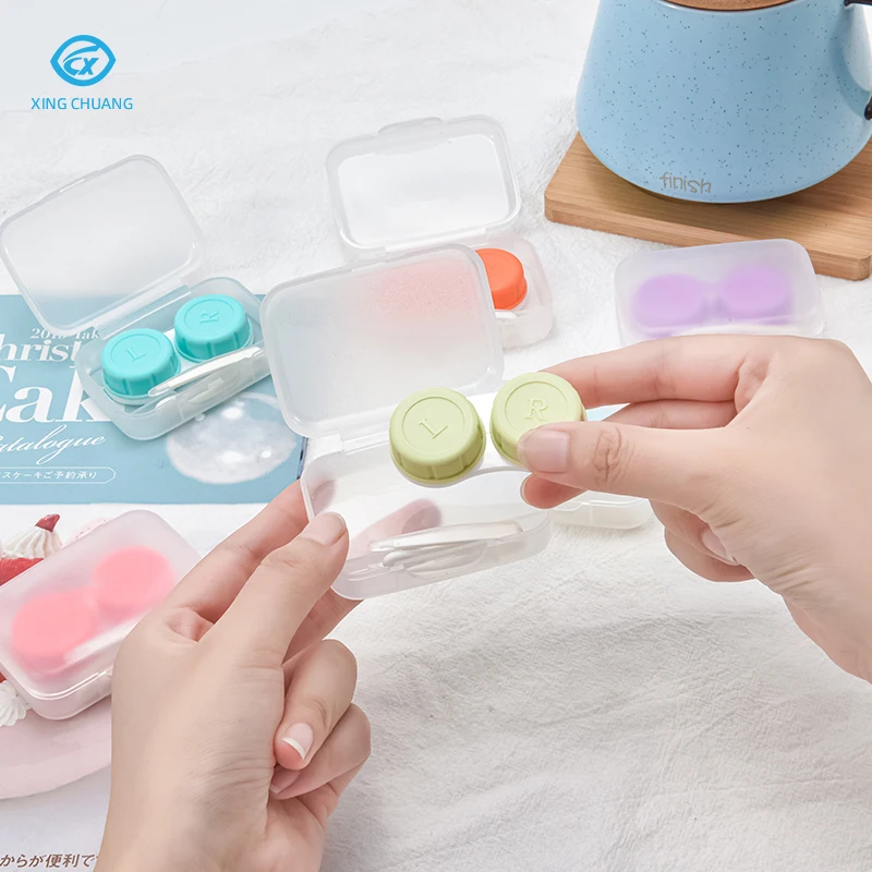 Top sale low price wholesale RTS case for glasses eye glass accessories contact lenses packaging box