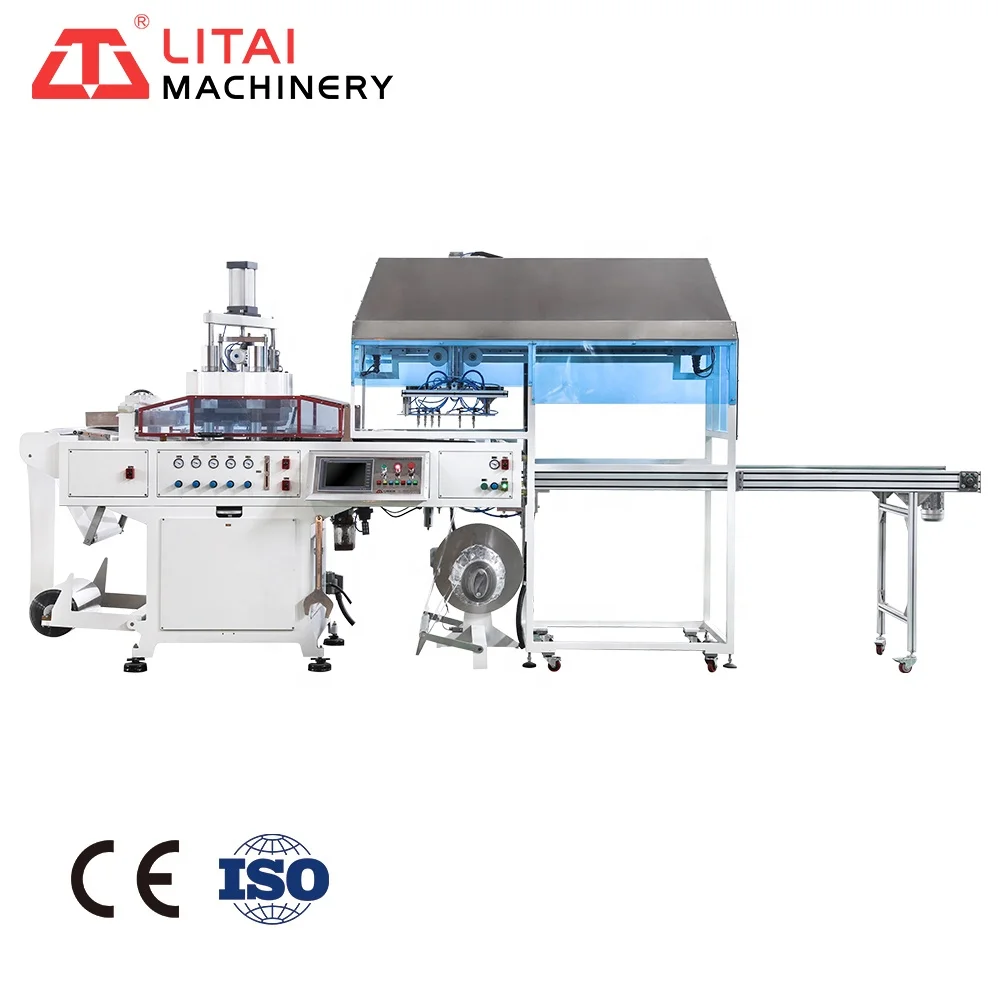 Full Automatic Bops Plastic Container Thermoforming Machine