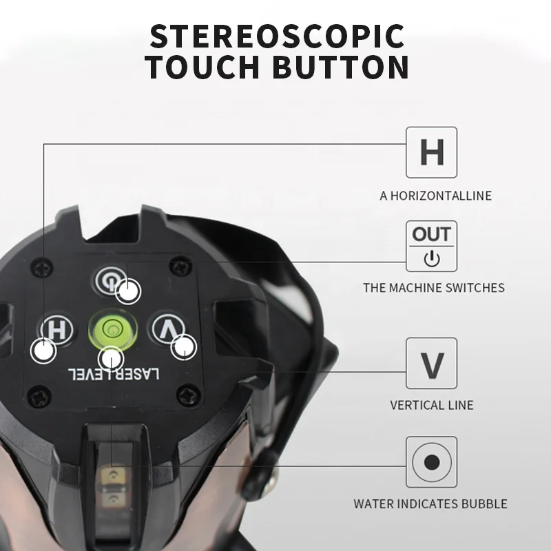 ETOP Quality Promised Hot Selling 5Lines 3D Green Beam Laser Levels