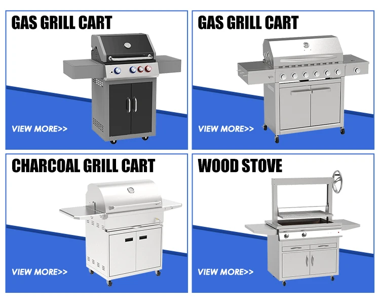 Bomber King black smoking grill table top portable bbq gas grill