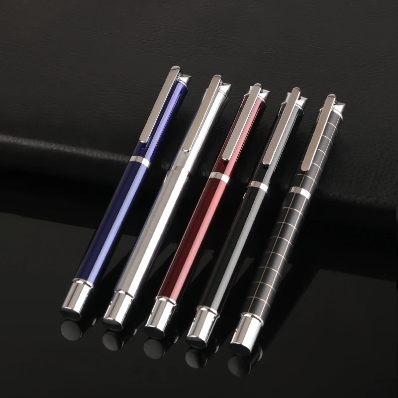 Factory Price Stationery Goods China Custom Metal Rollerball Pens Varierty  Bleu Red Pen with OEM Logo