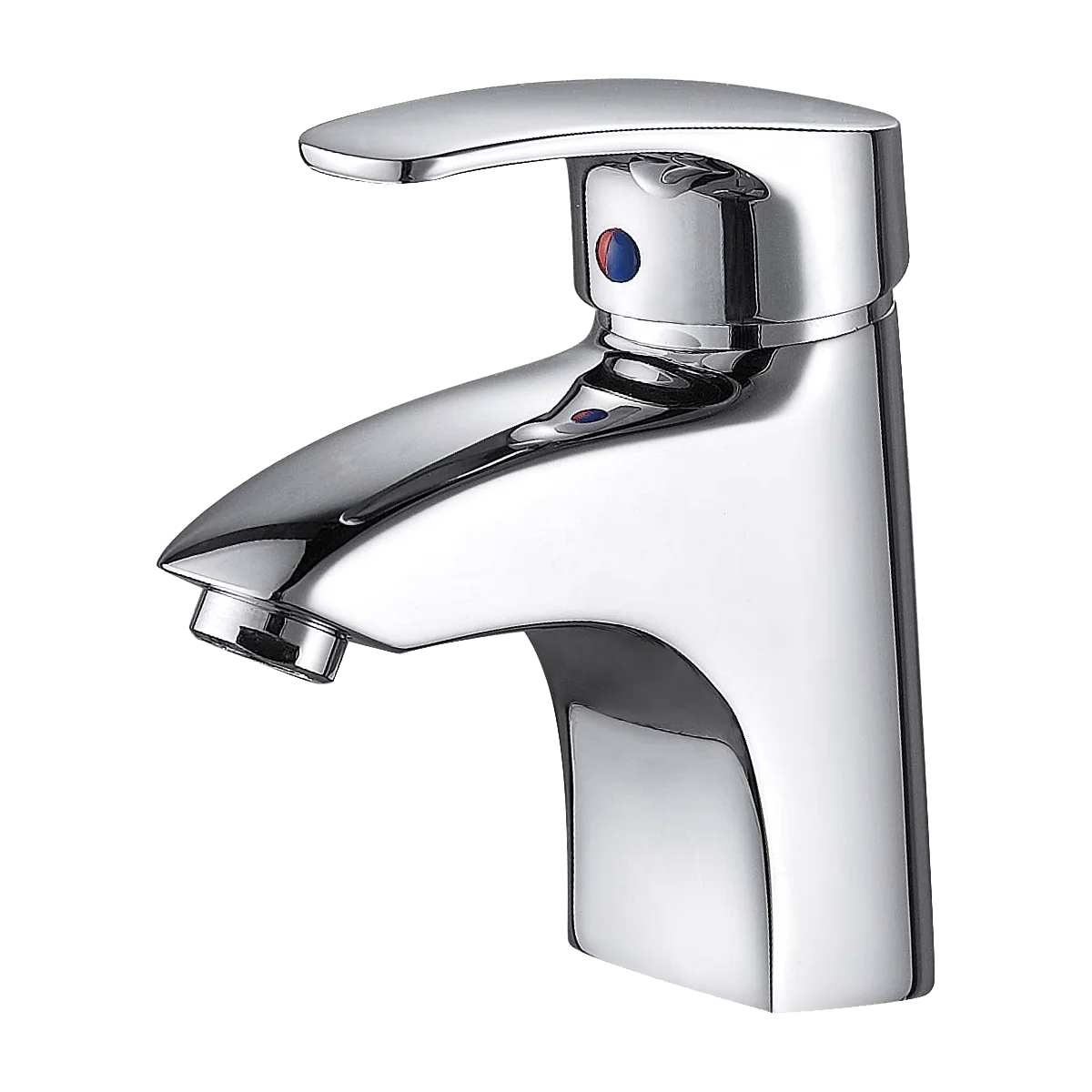 Jiangmen Factory cheap stock high quality bathroom hot and cold water mixer basin utility vessel sink brass faucet for bathroom