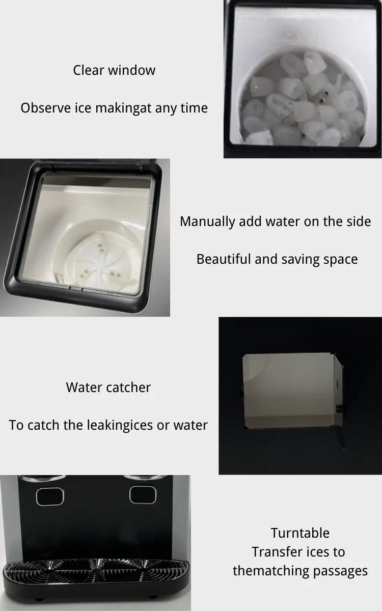 Wholesale high quality Ice maker machine portable home ice maker machine with ice crusher